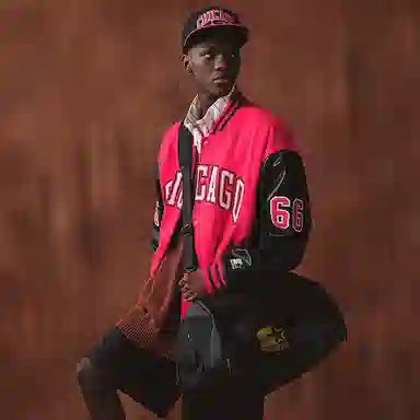 STARTER x NBA Bulls Red Jacket