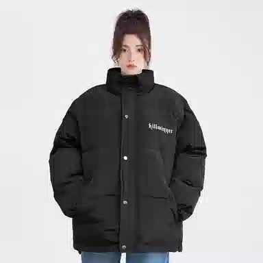 KILLWINNER Noah's Ark Cross Print Puffer Jacket