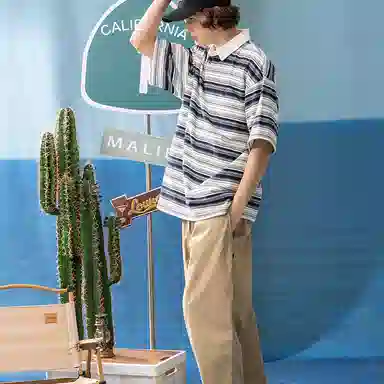 nautica white sail SS23 Polo