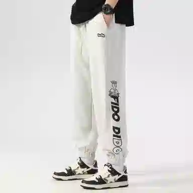 FIDO DIDO Striped Logo Joggers