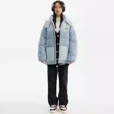 ICONS Lab Corduroy Patchwork Hooded Jacket