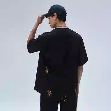 LAMLICKA Black T-Shirt