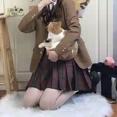 东鲸岁时记 纯色单排扣翻领休闲 布朗茶茶西装 女款