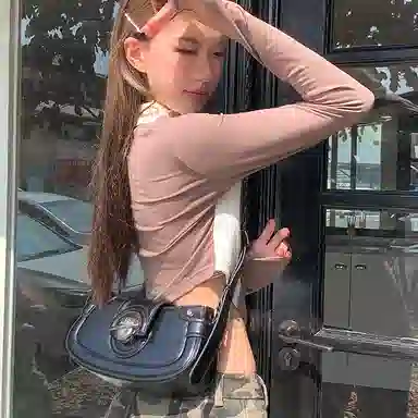 JELLYTOYBOY JTB Moon Bag Black/Iridiscent White