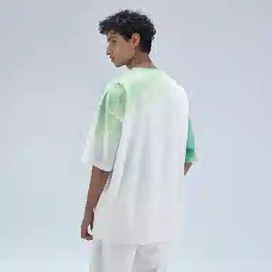 LAMLICKA Gradient Green Tee