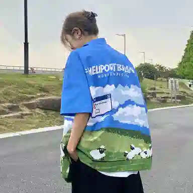 HELIPORT Logo Print Short Sleeve Shirt