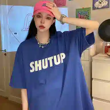 404MOB GANG Loose Fit Printed T-Shirt