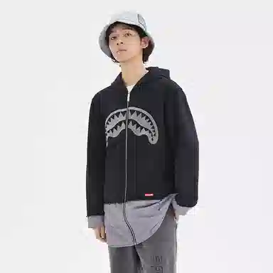 Sprayground Shark Mouth Print Hoodie