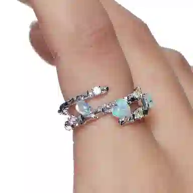 YVMIN Candy Texture 925 Silver Ring