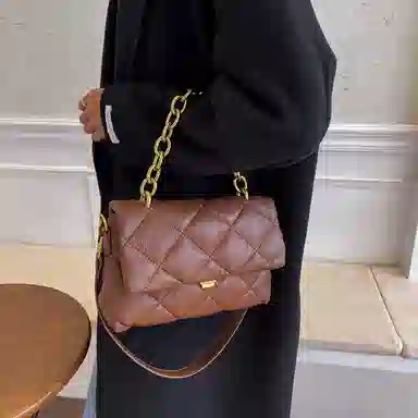 Jane Klain Quilted Chain Bag