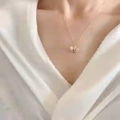 若觅 小蜜蜂 银镀金 项链 女款