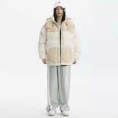 ICONS Lab Corduroy Patchwork Hooded Jacket