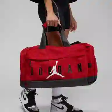 Jordan Classic Logo Travel Bag Red