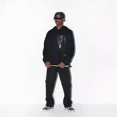 HARSH AND CRUEL Rottweiler Hoodie Black