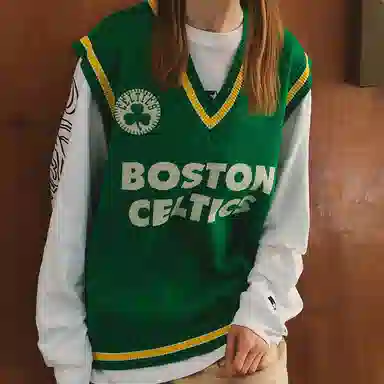 STARTER x NBA Celtics V-Neck Vest