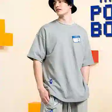nautica white sail x MR.POPBOY SS23 Logo T