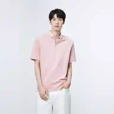 PEACEBIRD MEN Logo Embroidered Polo Shirt