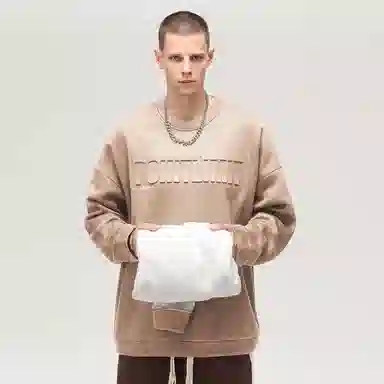 POINTLIMIT 3D Embossed Suede Sweatshirt