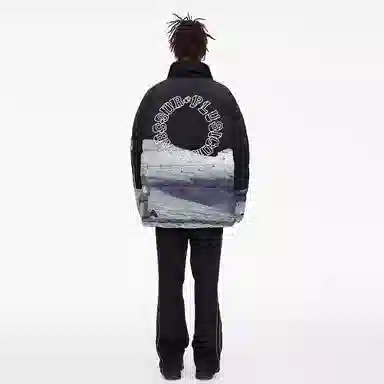ICONS Lab Cyberpunk Astronaut Down Jacket Black
