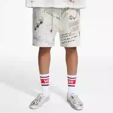 SSSAINT LOUIS Crimson Bones Loveshorts