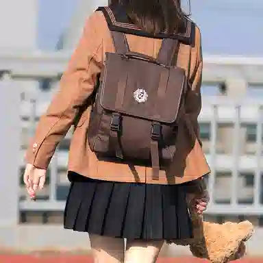 东鲸岁时记 纯色单排扣翻领休闲 布朗茶茶西装 女款