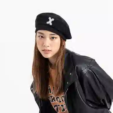 Xotic Felt X Logo Cord Beret X