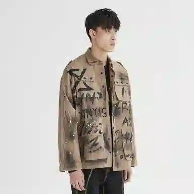 XINYINSU Art Graffiti Jacket