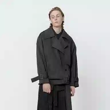 Huanxiangzhe Asymmetric Work Jacket