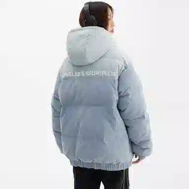 ICONS Lab Corduroy Patchwork Hooded Jacket