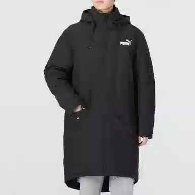 PUMA Long Down Jacket Black