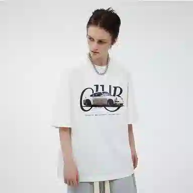 LOSTCTRL Printed Straight T-Shirt