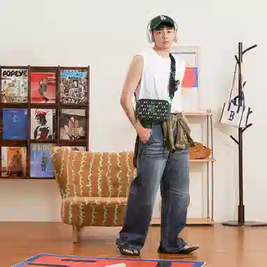 MLB Monogram Crossbody Bag Black