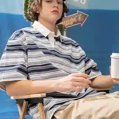 nautica white sail SS23 Polo