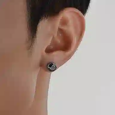 IDEAGEMER 925 Silver Stud Earring