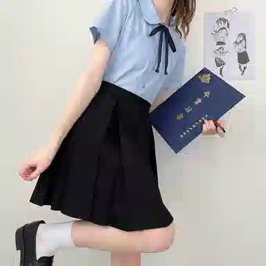 东鲸岁时记 兰柯一梦单排扣翻领短袖衬衫 女款