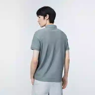 PEACEBIRD MEN Logo Embroidered Polo Shirt