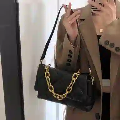 Jane Klain Quilted Chain Bag