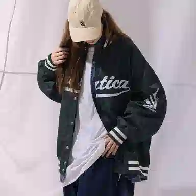 nautica white sail Logo