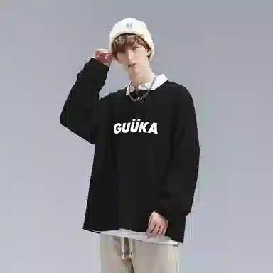 Guuka FW22 Black Polo Tee