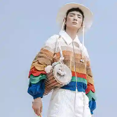 VALLEYOUTH Rainbow Corduroy Jacket