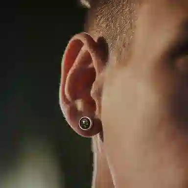 IDEAGEMER Silver Skull Earrings