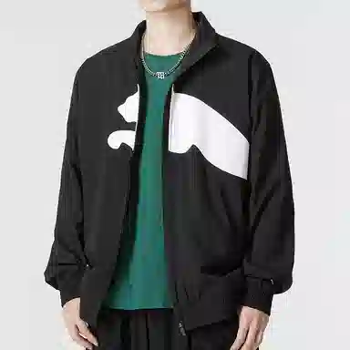 Puma Train Big Cat Lined Woven Fz Jacket