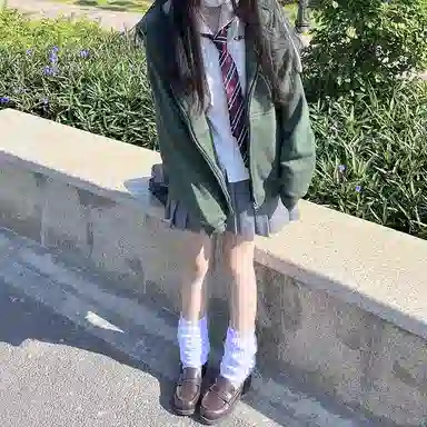 东鲸岁时记 纯色拉链宽松字母刺绣加绒开衫连帽卫衣 女款