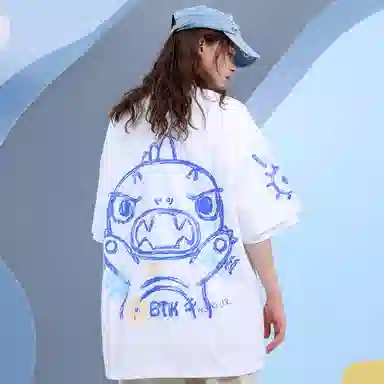 BTK Crayon Flower Monster Tee