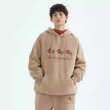 MostwantedLab Retro Floral Hoodie