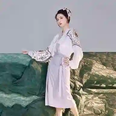 织造司 工作日 飞机袖短衫改良旋裙半身裙轻薄透气宋制汉服 女款