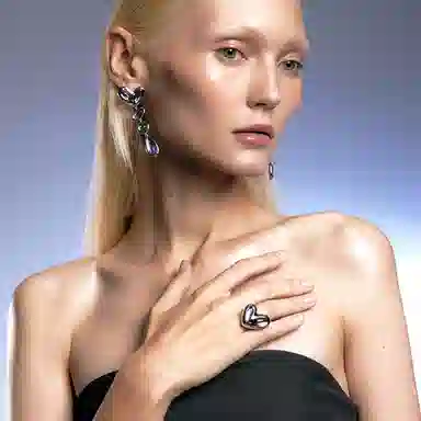 STUGAZI Puffy Heart Ring