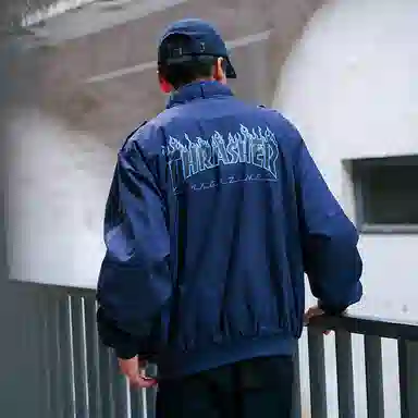 Thrasher Purple Flame Jacket