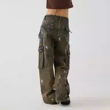 CONP Acid-washed Silver Denim