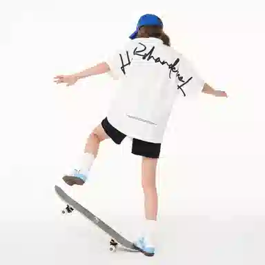 HARSH AND CRUEL Logo Handwritten Loose T-Shirt